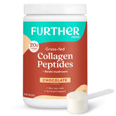 Further Food Chocolate Collagen Powder 340g front view