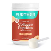 Further Food Chocolate Collagen Powder 425g front view