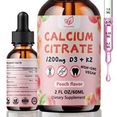 Fzjjyana Calcium Citrate Liquid Drops 1200mg front view
