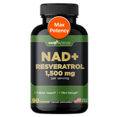 GADE NUTRITION NAD+ with Resveratrol supplement front view