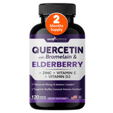 GADE NUTRITION Quercetin with Bromelain & Elderberry front view