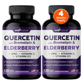 GADE NUTRITION Quercetin with Bromelain & Elderberry front view