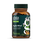 Gaia Herbs Agile Mind Brain Health Supplement front view