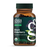Gaia Herbs Elderberry Capsules 60 count front view