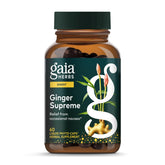 Gaia Herbs Ginger Herbal Supplement 168g front view