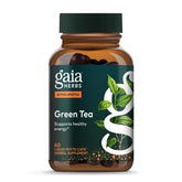 Gaia Herbs Green Tea Supplement 696mg front view