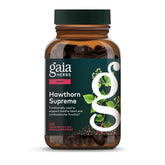 Gaia Herbs Hawthorn Capsules front view with packaging
