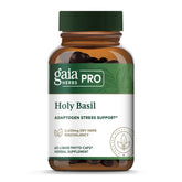 Gaia Herbs PRO Holy Basil Supplement 170g vegan capsules front view