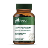 Gaia Herbs Pro Resveratrol 150 mg supplement front view