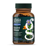 Gaia Herbs Sound Sleep Herbal Supplement 60 Capsules front view