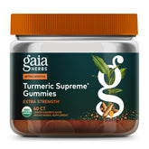 Gaia Herbs Turmeric Gummies front view packaging