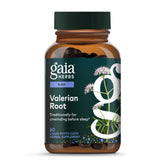Gaia Herbs Valerian Root Capsules 370mg front view
