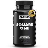 GAINS IN BULK Square 1 Multivitamin capsules front view