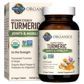 Garden of Life Maximum Strength Turmeric supplement bottle front view