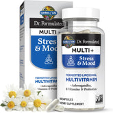 Garden of Life Multi+ Stress & Mood multivitamin bottle front view