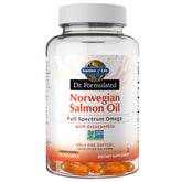 Garden of Life Norwegian Salmon Oil Fish Oil Softgels front view