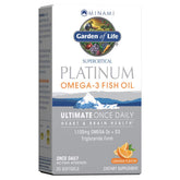 Garden of Life Omega 3 Fish Oil Supplement 1100mg softgel front view