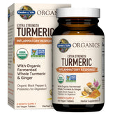 Garden of Life Organic Extra Strength Turmeric 100mg Curcumin Tablets front view
