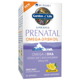 Garden of Life Prenatal DHA Omega 3 Fish Oil softgel front view