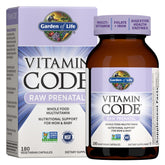 Garden of Life Raw Prenatal Vitamins 90 Capsules front view