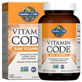 Garden of Life Raw Vitamin C 500mg vegan capsules front view