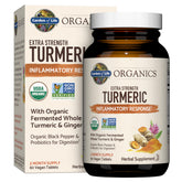 Garden of Life Turmeric Supplement front view with packaging