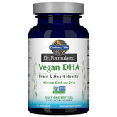 Garden of Life Vegan Omega-3 DHA Supplement 400mg softgel front view