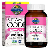 Garden of Life Vitamin Code Raw One Daily Women's Multivitamin front view