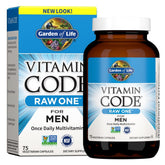 Garden of Life Vitamin Code RAW ONE For Men Multivitamin front view