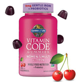 Garden of Life Women's Multivitamin Gummies front view with packaging