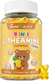 Geeoasis Theanine & GABA Gummies packaging front view