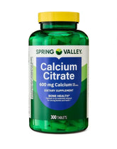 Generic Calcium Citrate Tablets 600 mg front view