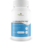 Generic Probiotics Supplement front view with capsule bottle