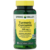Generic Turmeric Curcumin with Ginger 90 Capsules front view