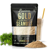 Generic Wildcrafted Gold Sea Moss Powder 3 oz pouch front view