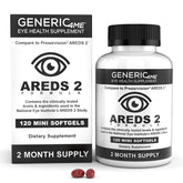 Generic4ME AREDS 2 Lutein Supplement 60 Mini Softgels front view