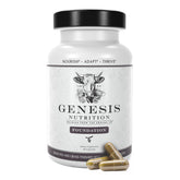 Genesis Nutrition Beef Liver Supplement front view with packaging