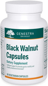 Genestra Brands Black Walnut Capsules 200mg front view