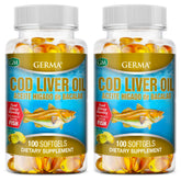 Germa Cod Liver Oil Supplement 3 pack front view