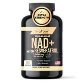 gflow vitamins Liposomal NAD+ with Trans-Resveratrol front view