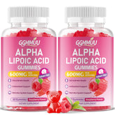 GGMMUU Alpha Lipoic Acid Gummies 600mg raspberry flavour front view