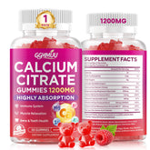 GGMMUU Calcium Citrate Gummies 1200 mg front view