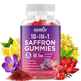GGMMUU Saffron Gummies front view packaging