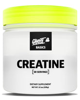 GHOST Basics Creatine Unflavoured Powder 340g front view