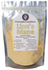 GinsengStoreAndMore Lion's Mane Mushroom Extract 181g front view