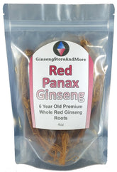 GinsengStoreAndMore Red Panax Ginseng whole roots front view
