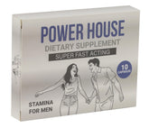 GLADTON Power House Male Stamina Supplement 60 Capsules front view