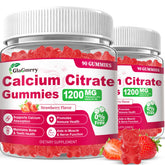 GlaGmrry Calcium Citrate Gummies front view with packaging