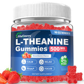 GlaGmrry L-Theanine Gummies front view with packaging