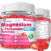 GlaGmrry Magnesium L-Threonate Gummies front view with jar